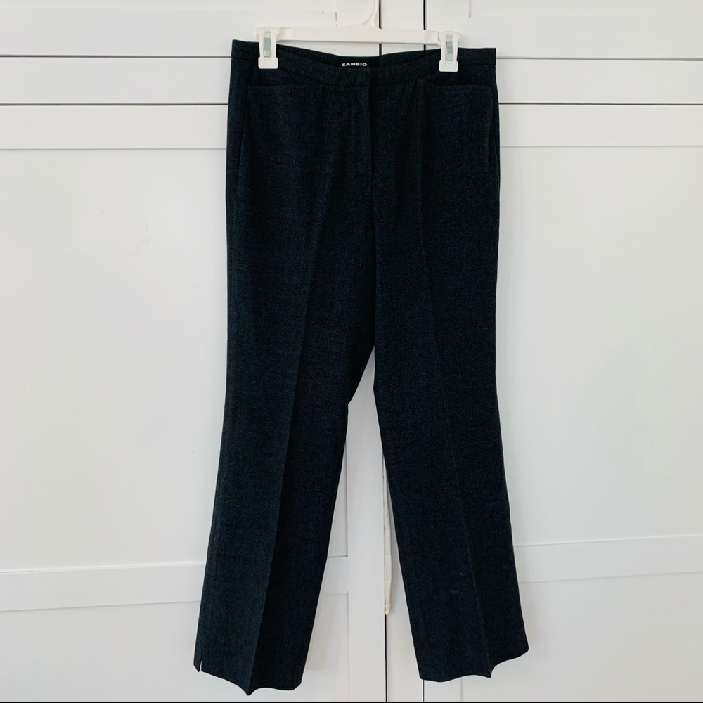 Cambio Gray Straight Pants Size 6